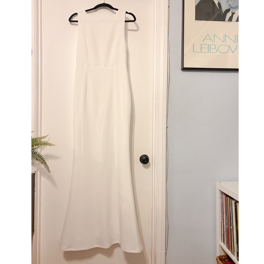 Lulus White Backless Maxi Dress